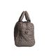 Convertible Intercciato Small Boston Bag, bottom view